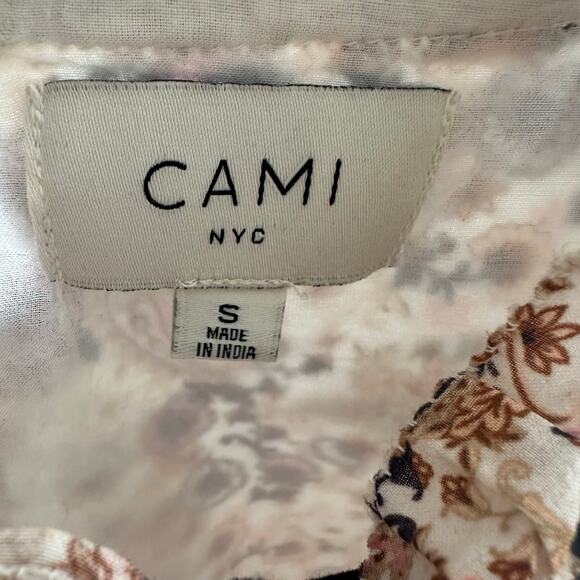 Cami NYC Georgine Long Sleeve Paisley Top Women's Size Small - Picture 4 of 5